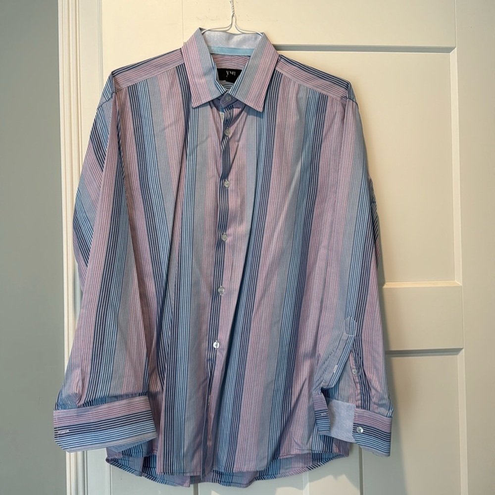 Mens XMI long sleeve casual or dress button down